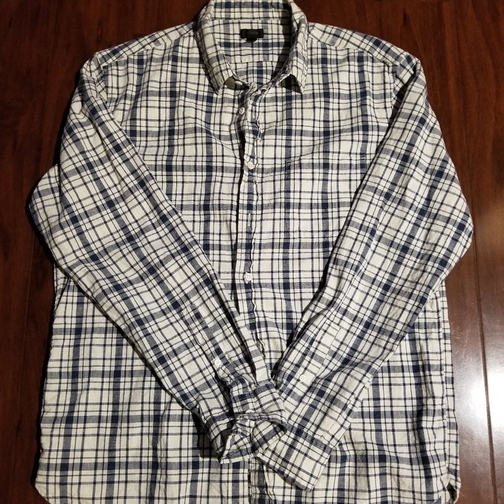 J.Crew Men's Plaid Button Down Shirt